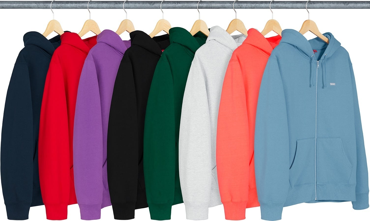 Reflective Small Box Zip Up Sweatshirt